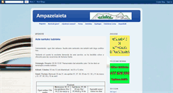 Desktop Screenshot of ampazelaieta.blogspot.com