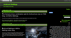 Desktop Screenshot of bofinsbablings-archlordbablings.blogspot.com