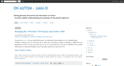 Desktop Screenshot of jakki-d-on-autism.blogspot.com