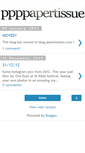 Mobile Screenshot of ppppapertissue.blogspot.com