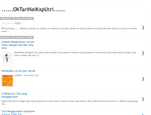 Tablet Screenshot of oktarinaikaputri.blogspot.com