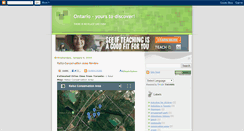Desktop Screenshot of ontarioexplorer.blogspot.com