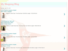 Tablet Screenshot of myshopping0603.blogspot.com