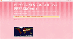 Desktop Screenshot of eleccionesvoto2010.blogspot.com