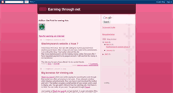 Desktop Screenshot of earn-in-net.blogspot.com