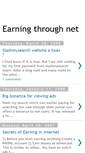 Mobile Screenshot of earn-in-net.blogspot.com