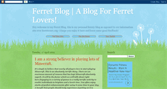 Desktop Screenshot of ferretscareguides.blogspot.com