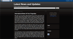 Desktop Screenshot of latesttnewsandupdates.blogspot.com