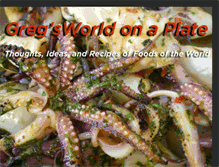 Tablet Screenshot of gregsworldonaplate.blogspot.com