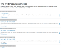 Tablet Screenshot of hyderabadexperience.blogspot.com