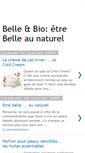 Mobile Screenshot of belle-et-bio.blogspot.com