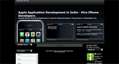 Desktop Screenshot of iphone-app-development.blogspot.com