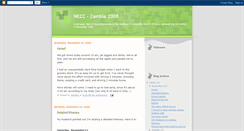 Desktop Screenshot of necc-zambia2008.blogspot.com