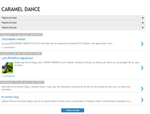 Tablet Screenshot of carameldance-annie.blogspot.com