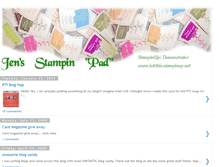 Tablet Screenshot of jensstampinpad.blogspot.com