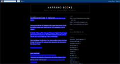 Desktop Screenshot of marranobooks.blogspot.com