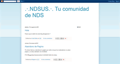 Desktop Screenshot of ndsus.blogspot.com