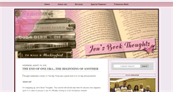 Desktop Screenshot of jensbookthoughts.blogspot.com