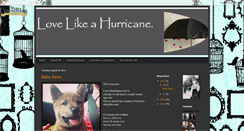 Desktop Screenshot of lovelahurricane.blogspot.com