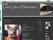 Tablet Screenshot of lovelahurricane.blogspot.com