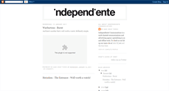 Desktop Screenshot of independientenews.blogspot.com