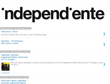 Tablet Screenshot of independientenews.blogspot.com