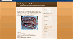 Desktop Screenshot of ilsignoredellapasta.blogspot.com