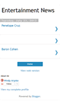Mobile Screenshot of entertainment--news.blogspot.com