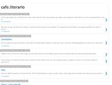 Tablet Screenshot of cafeliterario.blogspot.com