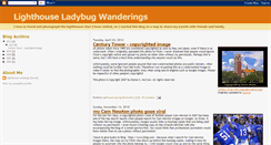 Desktop Screenshot of lighthouseladybug.blogspot.com