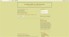 Desktop Screenshot of carolinescravings.blogspot.com