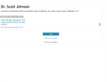 Tablet Screenshot of drscottjohnson.blogspot.com