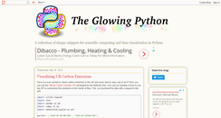 Desktop Screenshot of glowingpython.blogspot.com