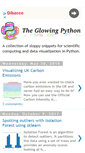 Mobile Screenshot of glowingpython.blogspot.com