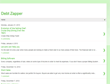 Tablet Screenshot of debtzapper.blogspot.com