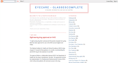 Desktop Screenshot of glassescomplete-eyecare.blogspot.com