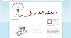 Desktop Screenshot of lucedellabitare.blogspot.com