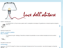 Tablet Screenshot of lucedellabitare.blogspot.com