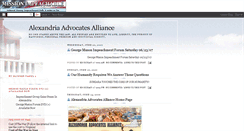 Desktop Screenshot of alexandriaadvocatesalliance.blogspot.com