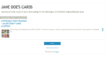 Tablet Screenshot of janedoescards.blogspot.com