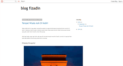 Desktop Screenshot of fizadin0383.blogspot.com