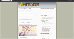 Desktop Screenshot of hitodefansubs.blogspot.com