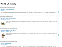 Tablet Screenshot of edward-worldofmoney.blogspot.com
