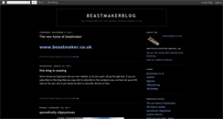 Desktop Screenshot of beastmakerblog.blogspot.com