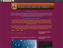 Tablet Screenshot of mohdzainuddin.blogspot.com