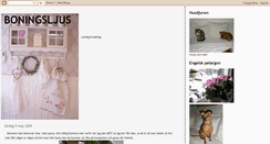 Desktop Screenshot of boningsljus.blogspot.com