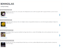Tablet Screenshot of boningsljus.blogspot.com