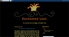 Desktop Screenshot of enchanted-lens.blogspot.com