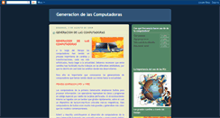 Desktop Screenshot of generaciondelascomputadoras.blogspot.com