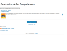 Tablet Screenshot of generaciondelascomputadoras.blogspot.com